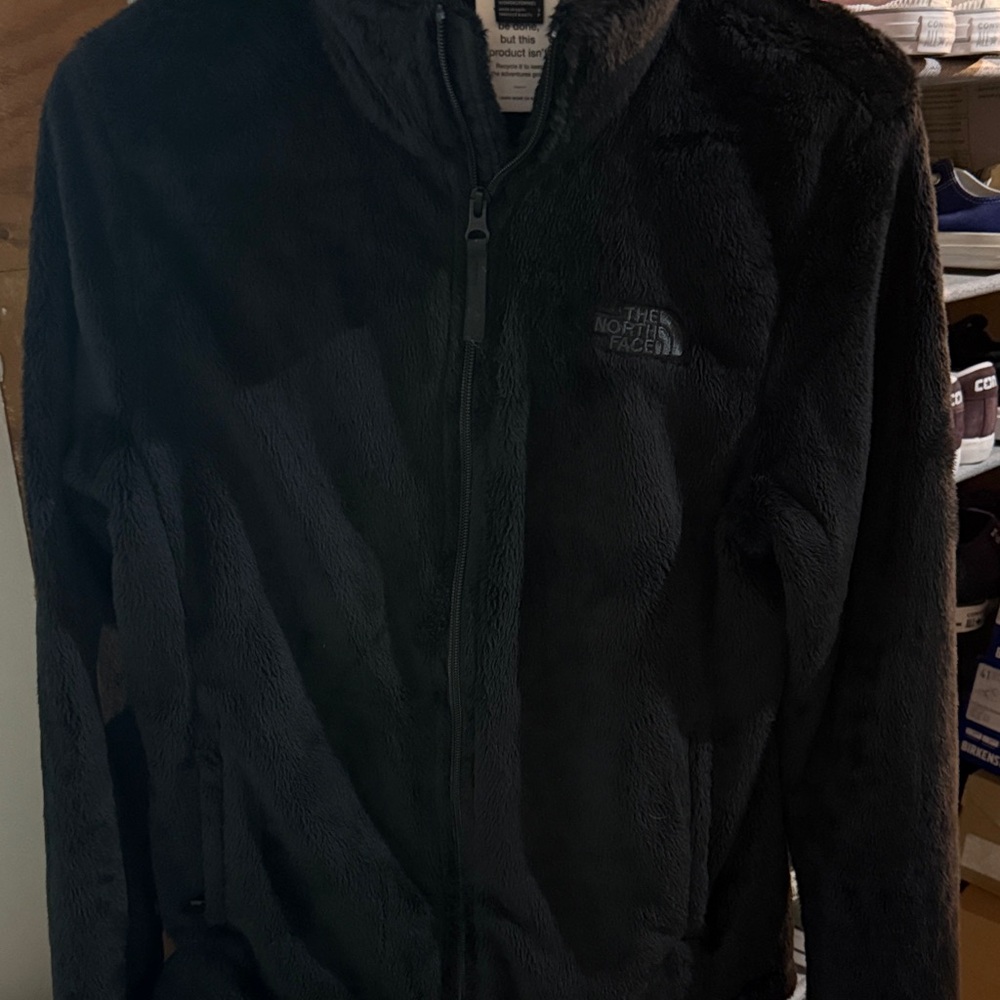 The North Face Black Plush Fleece Full-Zip Jacket
